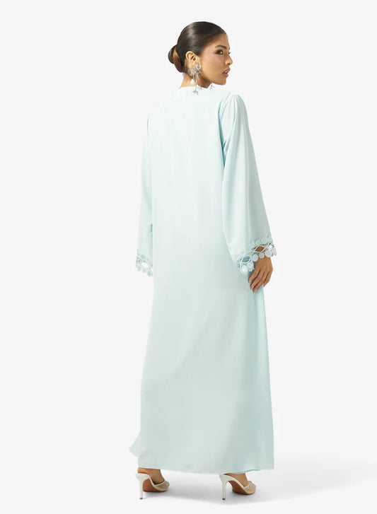 Open Front Abaya