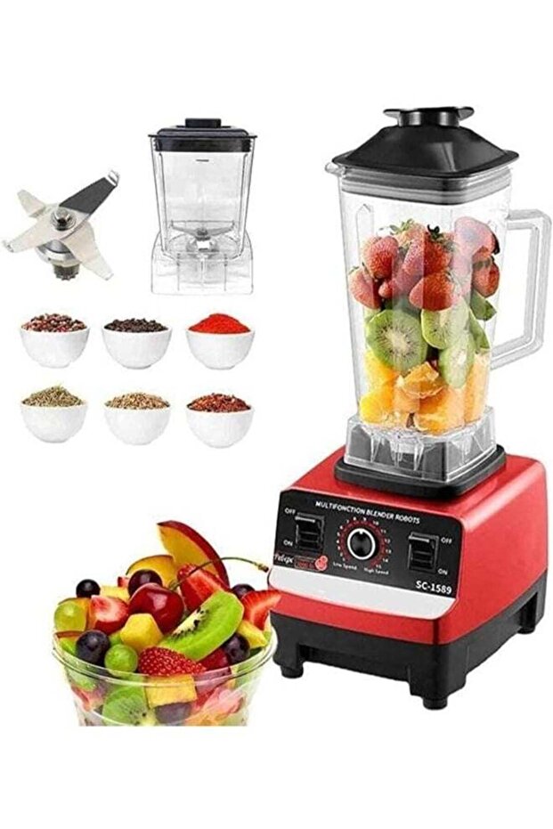 Mélangeur multifonction Silver Crest 5500W de qualité commerciale robuste avec SC 1589