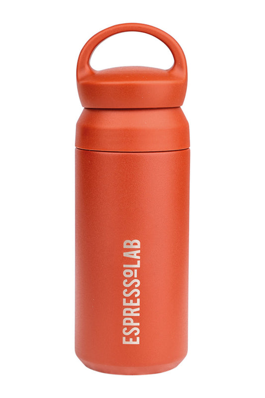 Thermos rouge en acier inoxydable Espressolab avec support 350 ml N° 34
