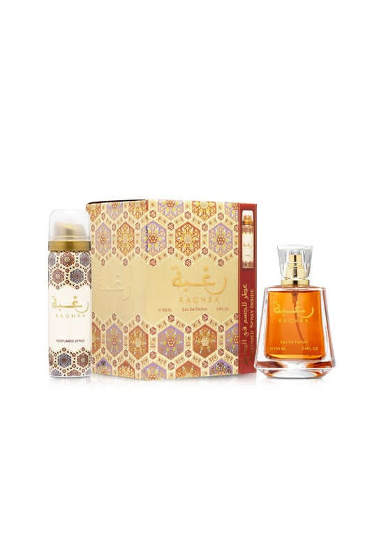 Lattafa Lattafa Raghba Eau De Parfum 100 ml + Déodorant 50 ml à l'intérieur