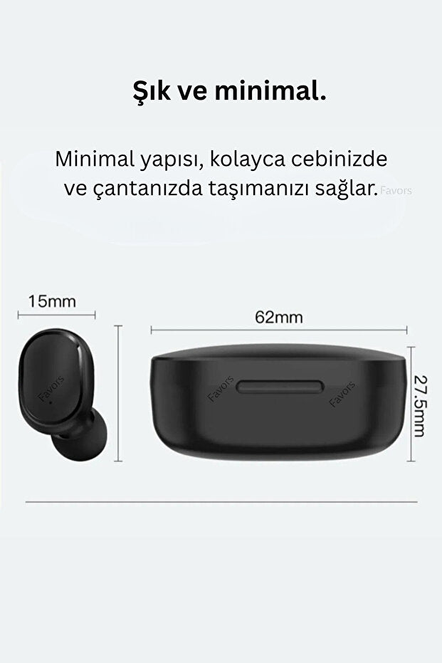 Casque Bluetooth Favors Dots E6s avec son HD, basses renforcées et microphone de haute qualité