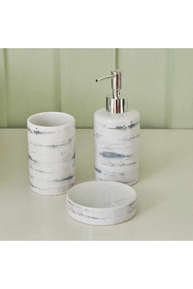 Ensemble d’accessoires de salle de bain en céramique Home Box Frida 3 pièces
