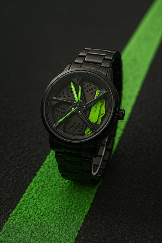 Montre-bracelet pour homme G-Sport POLO, cadran intérieur en acier, lunette rotative, modèle voiture de sport