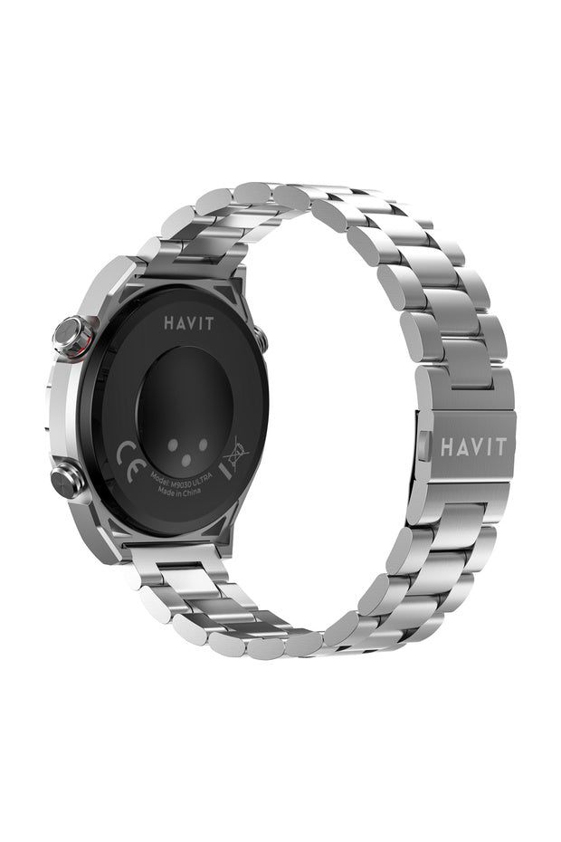 Montre connectée Havit M9030 ULTRA AMOLED HD 46 mm avec bracelet en métal