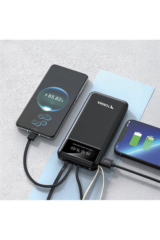 Banque d'alimentation Torima 10000 MAH TRM-1011 NOIR