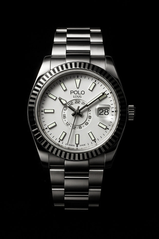 Montre homme G-Sport POLO Rolex avec bracelet en acier