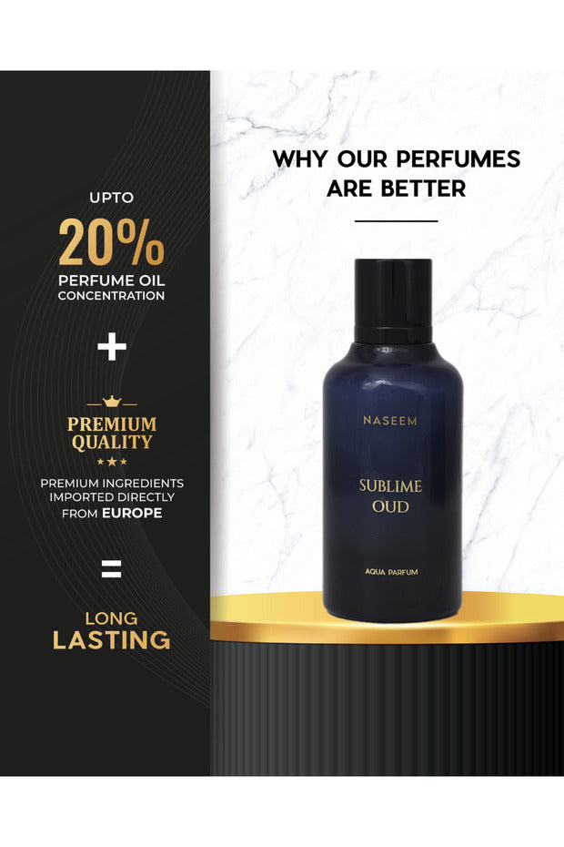 Naseem Sublime Oud - Eau de Parfum pour Homme et Femme 100ml