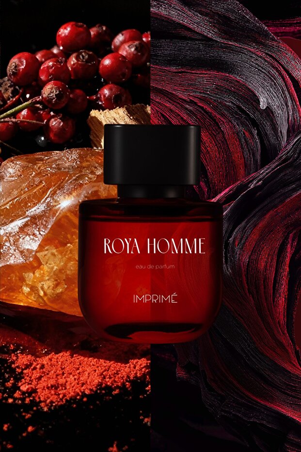 Imprime Roya Homme EDP Parfum pour homme 50 ml | Poivre rouge, lavande, santal calédonien, ambre