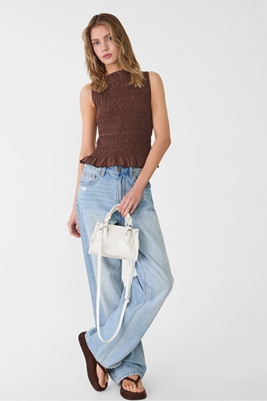 Sac messager Stradivarius à bandoulière tissée