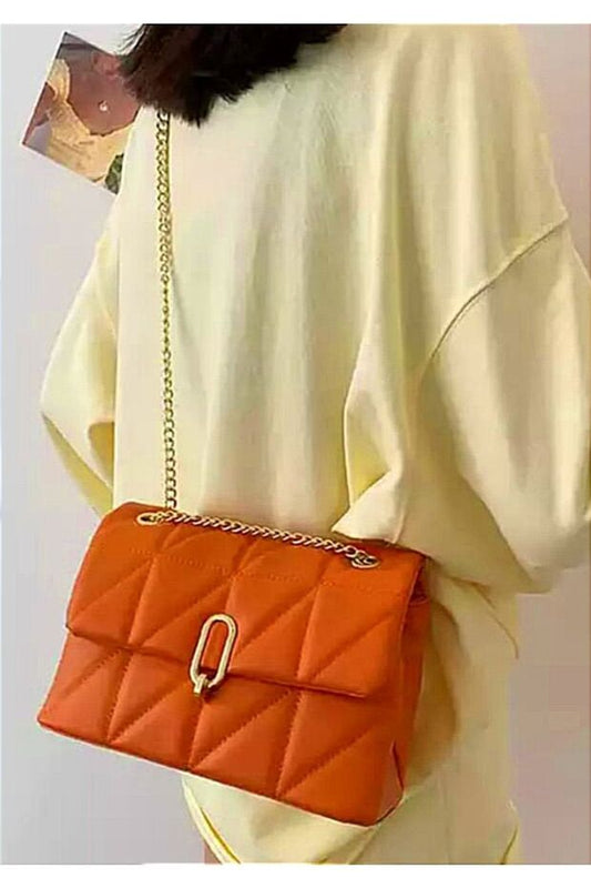MAC&MOS Women's Orange Shoulder Bag