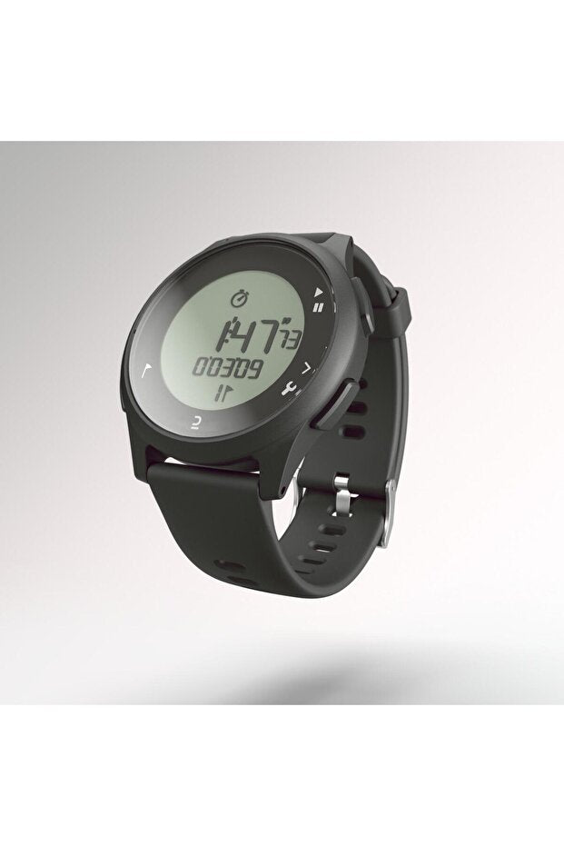 Montre de course à pied Decathlon étanche avec chronomètre - Noire - W100