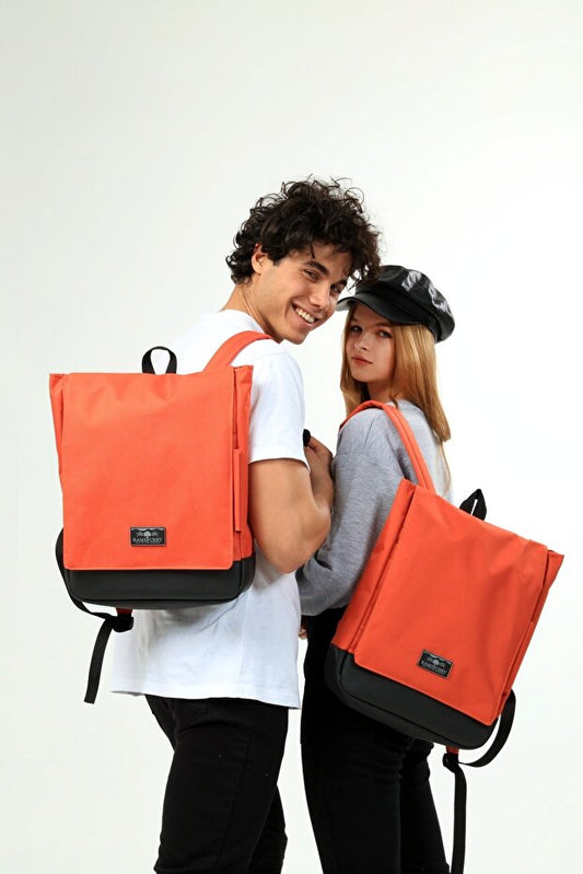 Sac à dos unisexe Ramsbury Tile Color Imperteks en tissu, 17 pouces, multi-compartiments avec compartiment pour ordinateur portable