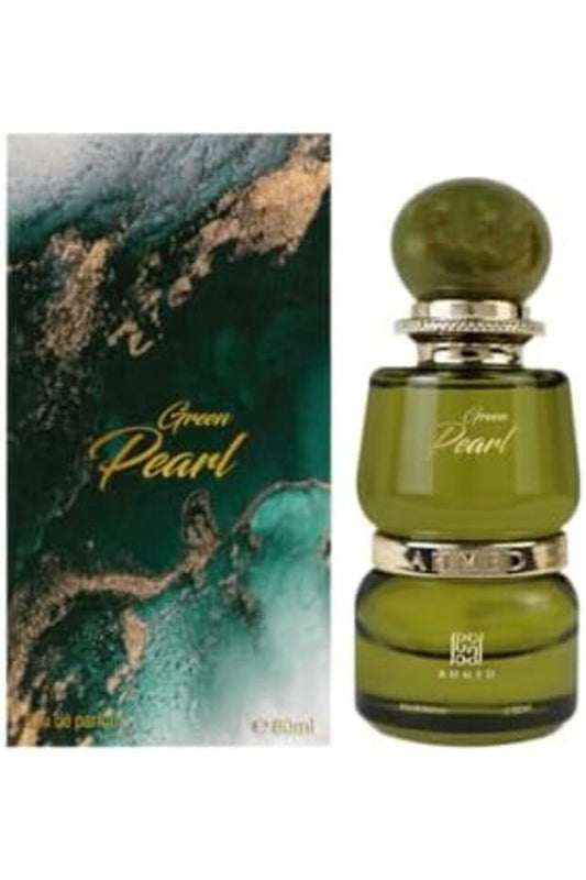 Ahmed Al Maghribi Perle Verte 80 ml | Parfum unisexe longue tenue | Pomme | Bois de cèdre | Accord d'agrumes