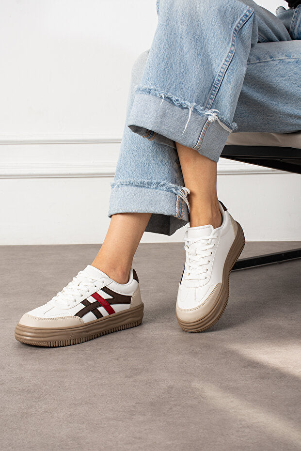 Chaussures de sport décontractées et élégantes pour femmes Pasyone Krep