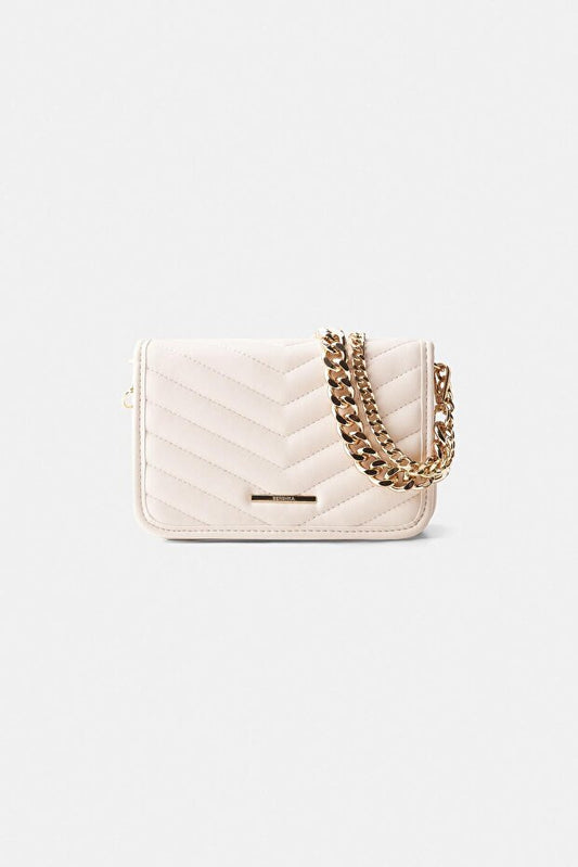 Sac bandoulière matelassé Bershka Chain