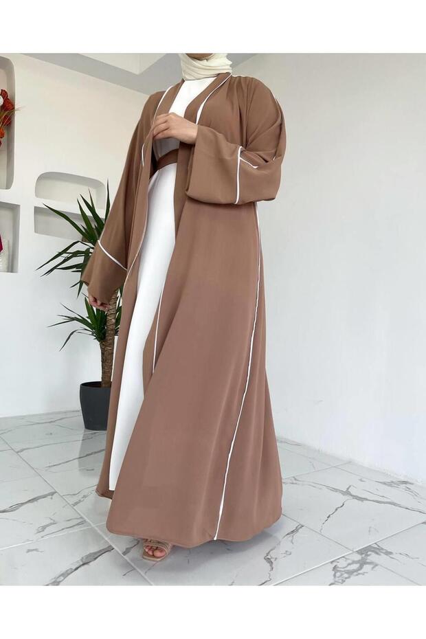 MELEK ARAZ Abaya style latte