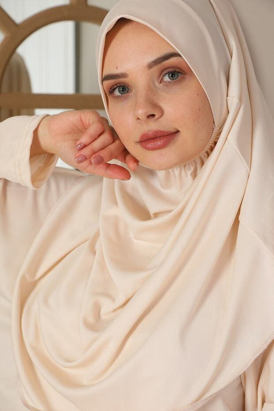 Robe de prière une pièce facile à porter Medipek , couleur crème