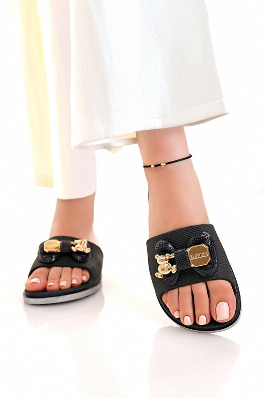 Pantoufles pour femmes Modafırsat, antidérapantes, imperméables et élégantes, idéales pour la maison, l'extérieur, la plage et l'été.