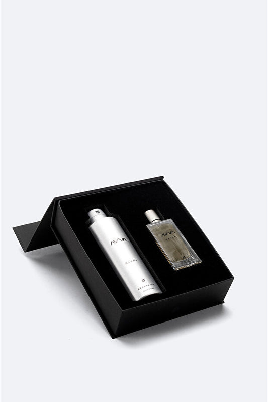 Coffret cadeau Avva Magma pour homme, parfum et déodorant 2 pièces (50 ml + 226 ml) B009109