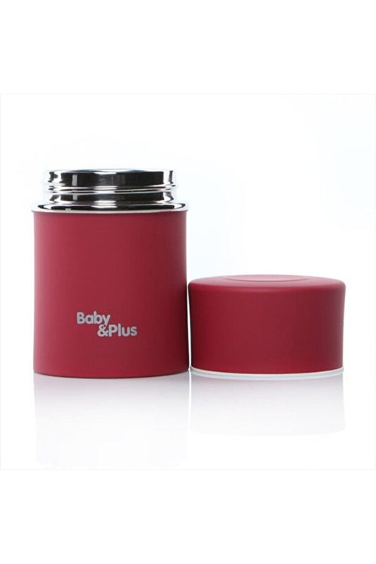 Thermos alimentaire Baby Plus rouge en acier inoxydable 260 ml Byp-sh4040r