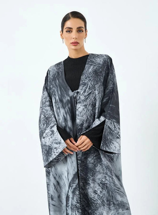 Graphic Printed Abaya