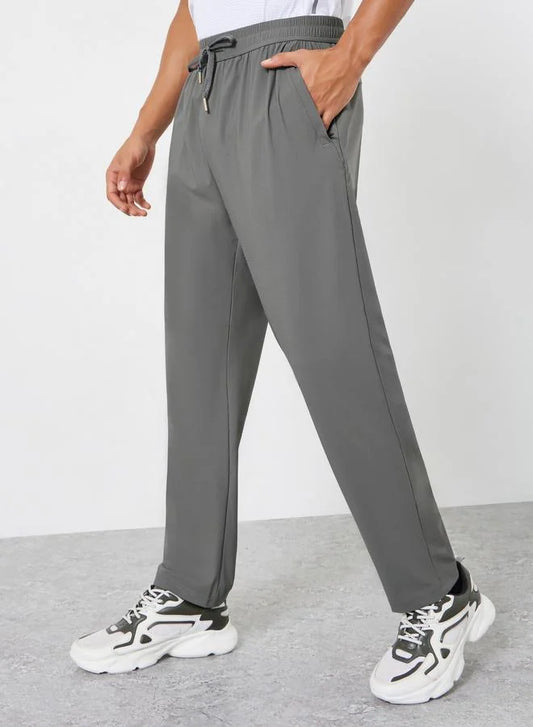 Pantalon de survêtement gris décontracté pour homme