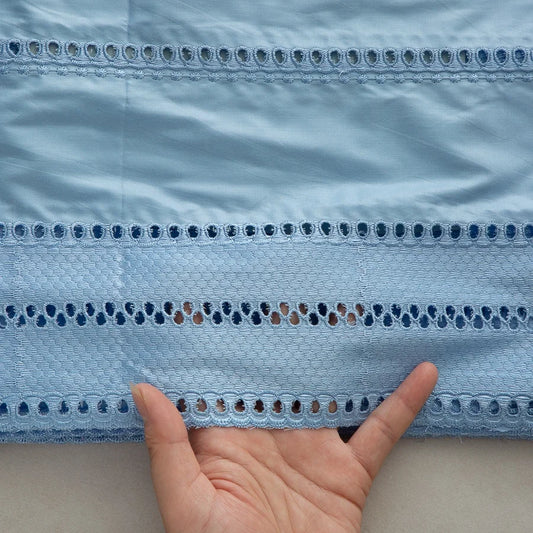 Tissu africain en dentelle de coton 2025, dentelle sèche française nigériane de haute qualité, Voile suisse pour bricolage, couture pour hommes, 5Yards