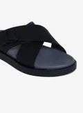 Sandales arabes Geomnii pour hommes – Sandales en cuir confortables et décontractées pour un usage quotidien