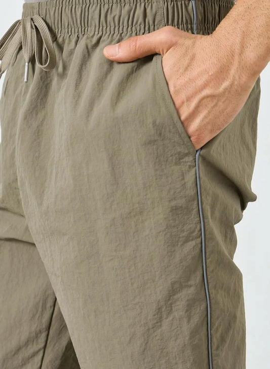 Pantalon de survêtement léger olive pour homme