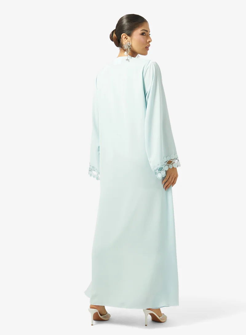 Open Front Abaya