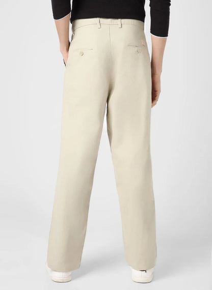 Pantalon chino uni gris clair pour homme Urbano Fashion, coupe ample, non extensible