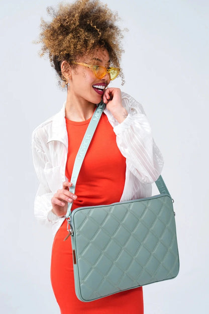 Sac à main couleur cyan