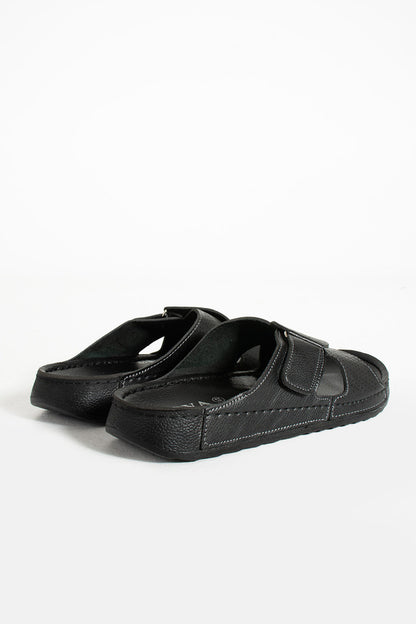 Mocassins Orthopédiques Enova Birrbazaar pour Hommes, Réglables, avec Sangle, Cousus, en Cuir (SUNİ) (INTÉRIEUR EXTÉRIEUR)