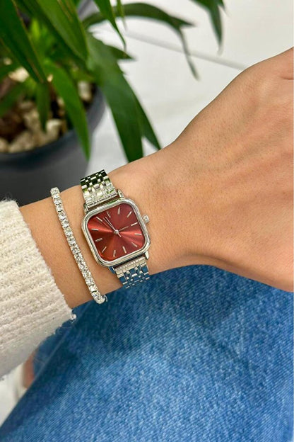 MONTRE POUR FEMME DEEPORA  À BOÎTIER CARRÉ