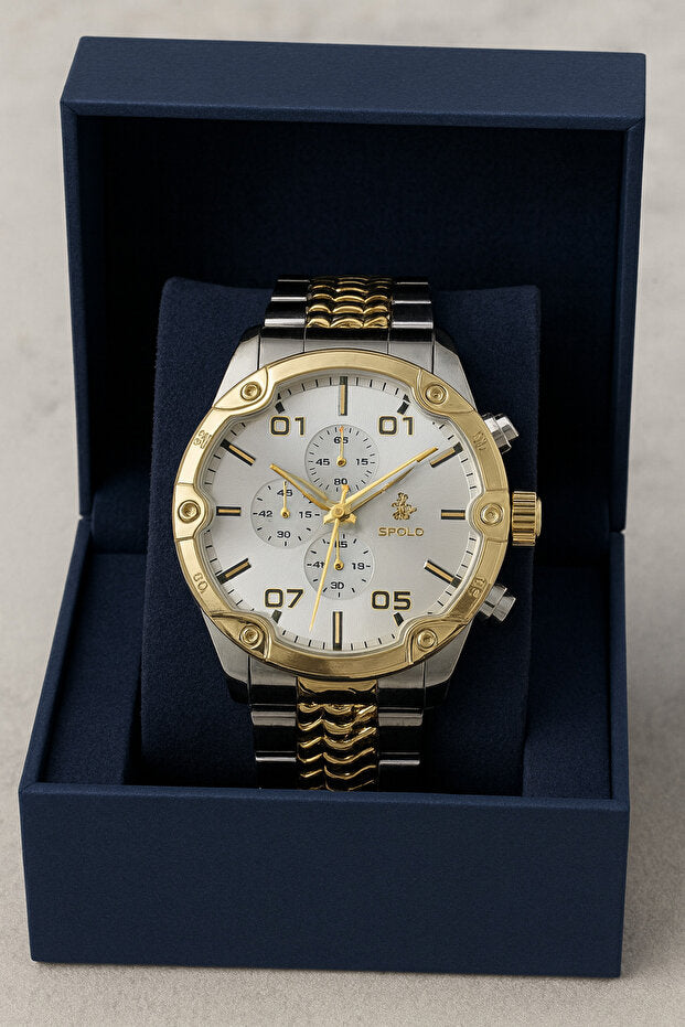 Montre homme S.POLO au design élégant et exclusif, avec bracelet offert