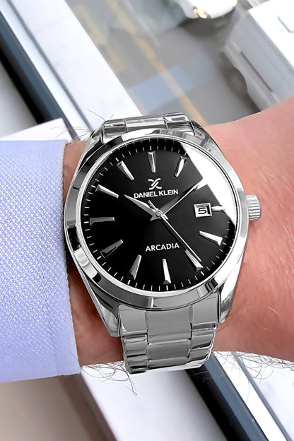 Montre homme Daniel Klein Original, étanche, couleur argent, bracelet en acier, bracelet cadeau Dke2023c4