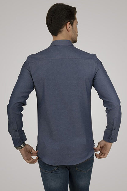 Chemise homme Etikmen Aqua Green Slimfit