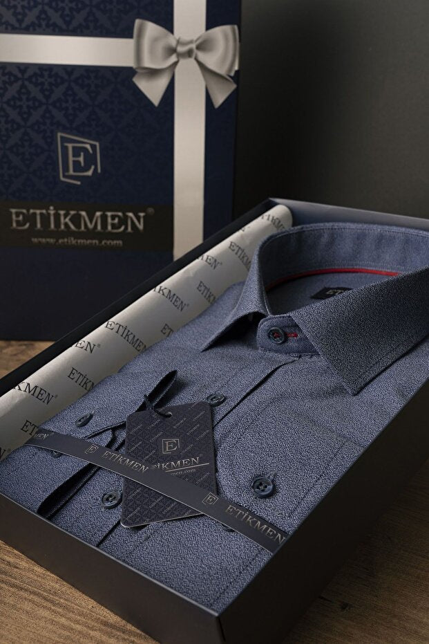 Chemise homme Etikmen Aqua Green Slimfit