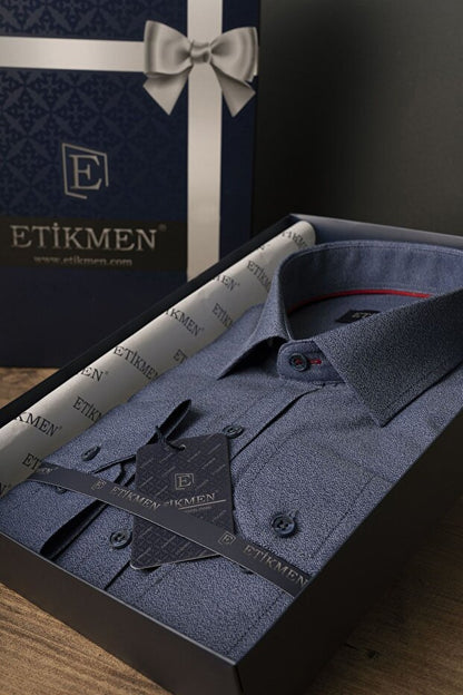 Chemise homme Etikmen Aqua Green Slimfit