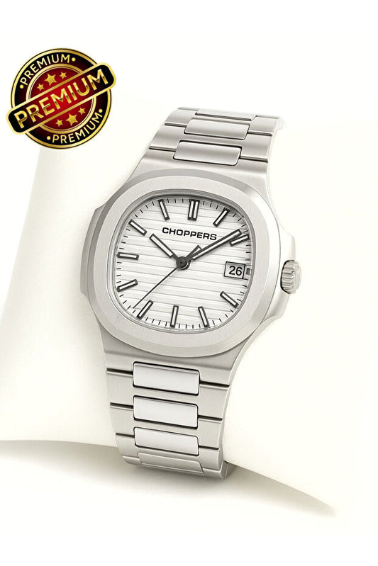 Arpat Premium, Montre à calendrier unique, cadran blanc