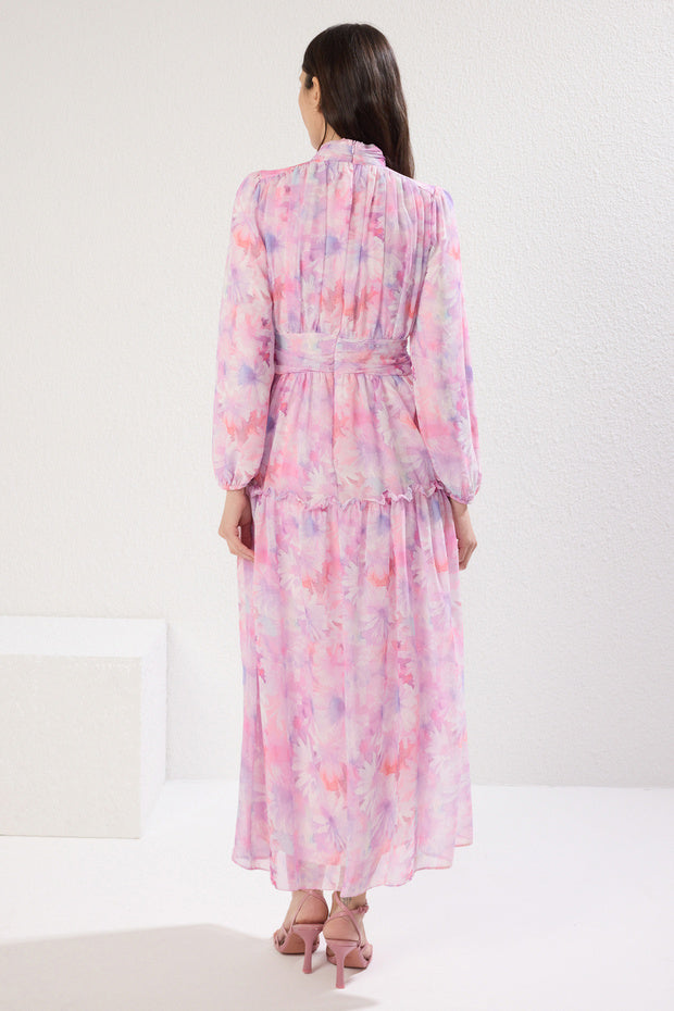Modest Lilac Floral Print