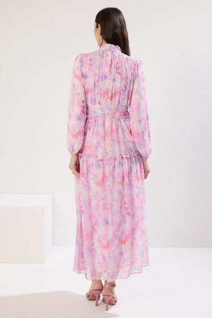 Modest Lilac Floral Print