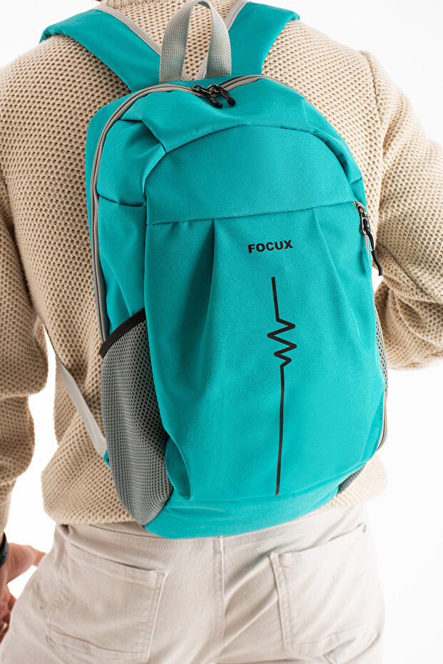 Sac à dos unisexe FOCUX Nil-09 Outdoor (44 cm x 25 cm x 18 cm) pour tous les jours, le sport et toutes les occasions, turquoise