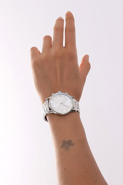 Montre Vitrin Premium Infinity Silver