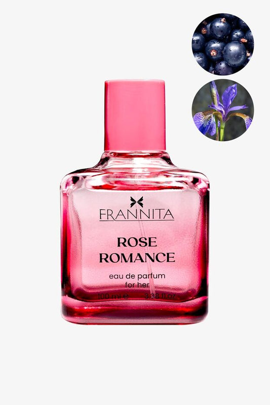 Frannita Rose Romance Eau de Parfum Florale Fruitée 100 ml Parfum pour femme
