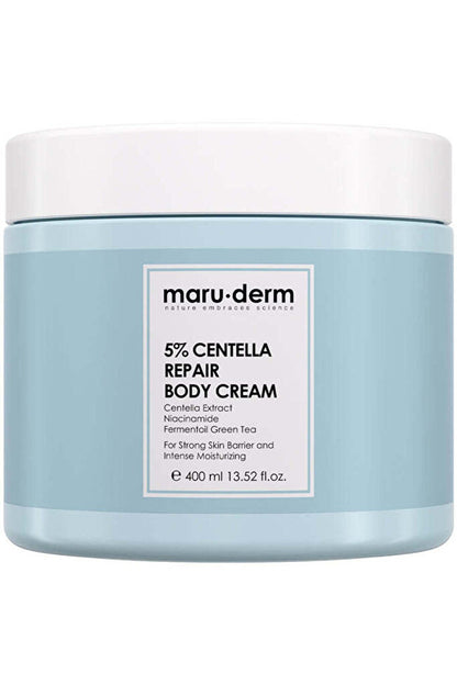 Crème corporelle réparatrice à 5 % de centella Maru.Derm