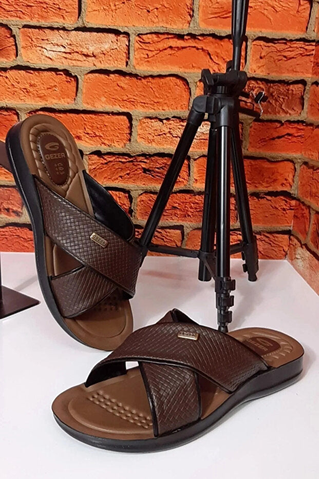 Gezer,  pantoufles à semelle souple pour hommes