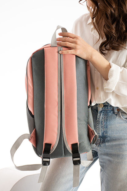 Sac à dos unisexe FOCUX  Nil-09 Outdoor (44 cm x 25 cm x 18 cm) pour tous les jours, sac de sport, sac multifonction, rose