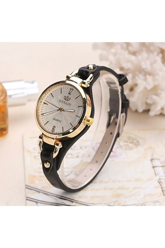 Horloge ronde vintage et rétro Dust Vintage Gyrox marron