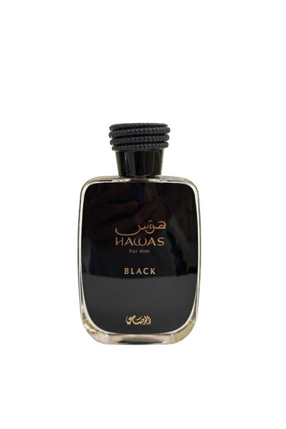 Eau de parfum Rasasi  pour homme Hawas Black, vaporisateur 100 ml